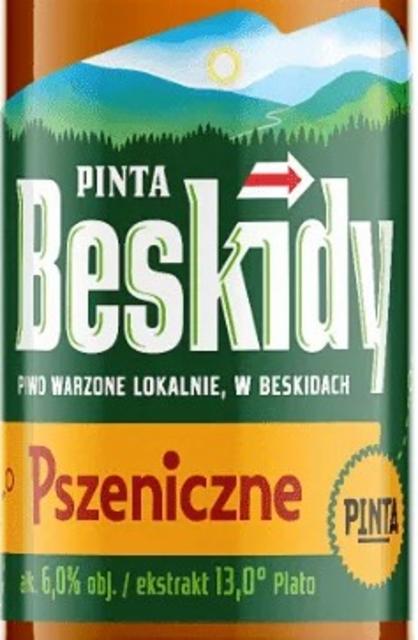 Beskidy Pszeniczne 6.0%, Browar PINTA, Poland