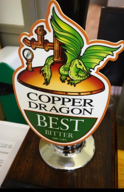 Best Bitter 3.8%, Copper Dragon Brewery, England