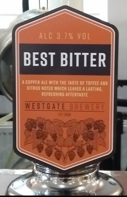 Best Bitter 3.7%, Westgate Brewery, England