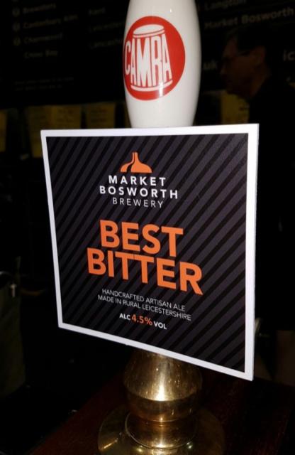 Best Bitter 4.5%, Market Bosworth Brewery, England