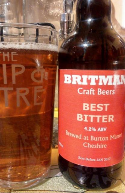 Best Bitter 4.2%, Britman Craft Beers, England