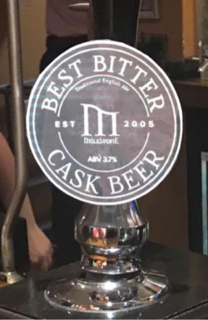 Best Bitter 3.7%, Milestone Brewery, England