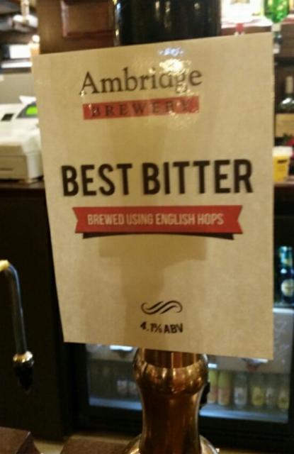 Best Bitter 4.1%, Ambridge Brewery, England