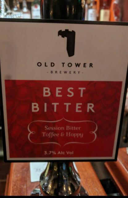 Best Bitter 3.7%, Old Tower Brewery, England