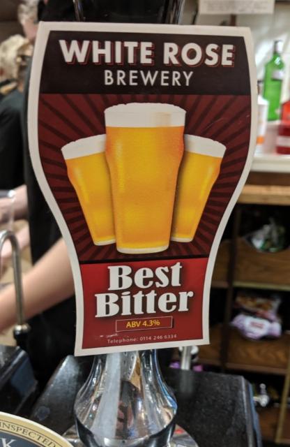 Best Bitter 4.3%, White Rose Brewery, England
