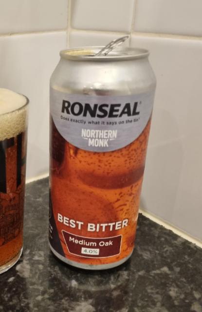 Ronseal // Medium Oak // Best Bitter 4.0%, Northern Monk Brew Co., England