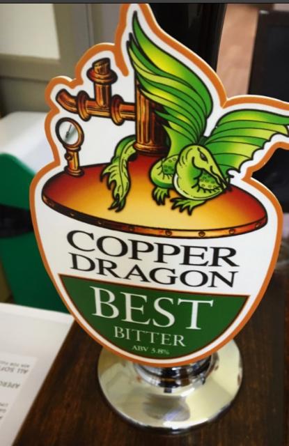 Best Bitter 3.8%, Copper Dragon Brewery, England