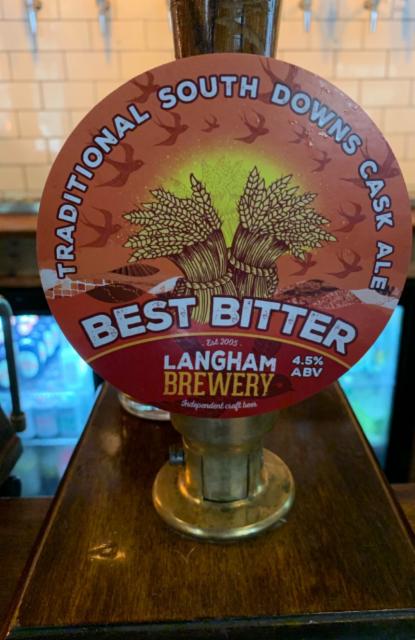 Best Bitter 4.5%, Langham Brewery, England
