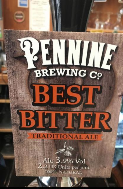 Best Bitter 3.9%, Pennine Brewing Co., England