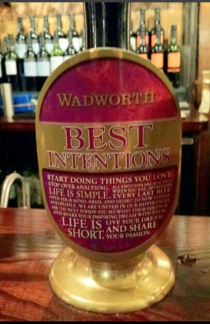 Best Intentions 2.8%, Wadworth Brewery, England