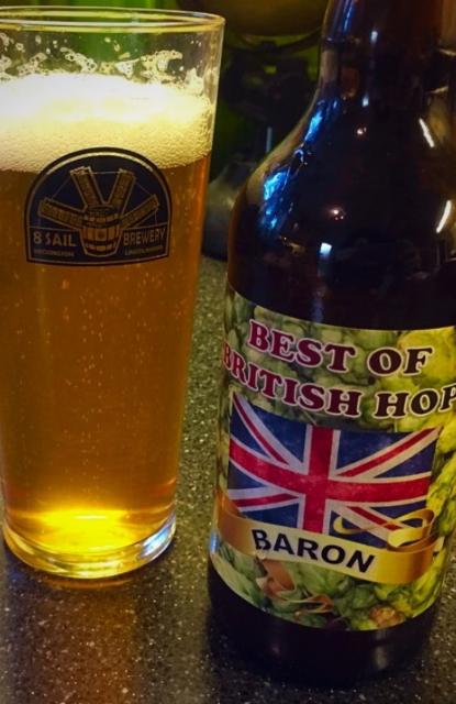 Best Of British Hops - Baron 4.2%, 8 Sail Brewery, England