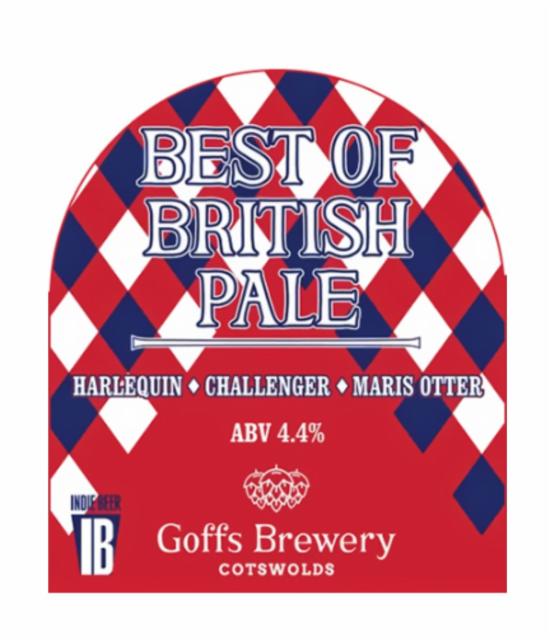 Best of British Pale 4.4%, Goffs Brewery, England