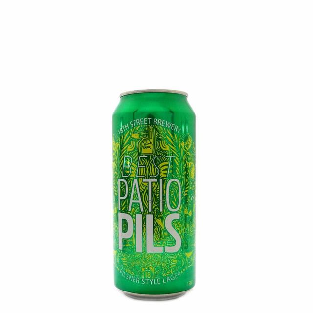 Best Patio Pils 4.9%, 18th Street Brewery, United States