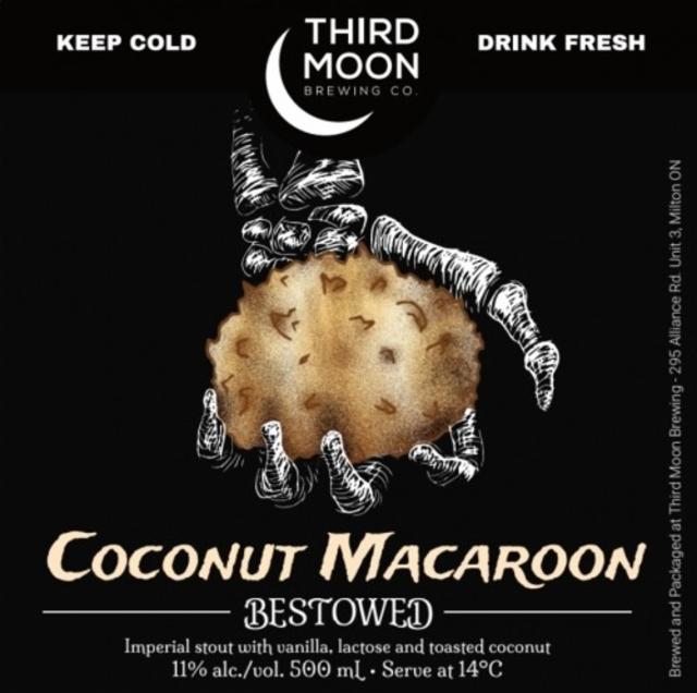 Bestowed - Coconut Macaroon 11.0%, Third Moon Brewing Company, Canada
