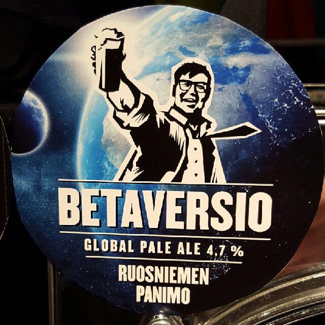 Betaversio Global Pale Ale 4.7%, Ruosniemi Brewery, Finland