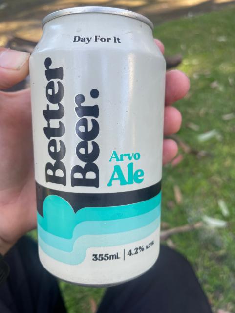 Better Beer Arvo Ale 4.2%, Better Beer Company, Australia
