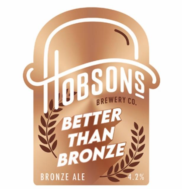 better than bronze 4.2%, Hobsons Brewery, England