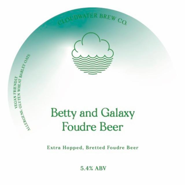 Betty And Galaxy Foudre Beer 5.4%, Cloudwater Brew Co., England