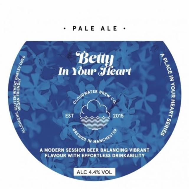 Betty In Your Heart 4.4%, Cloudwater Brew Co., England