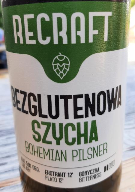 Bezglutenowa Szycha Bohemian Pilsner 5.0%, Recraft, Poland