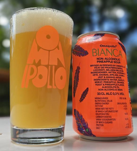 Bianca Pineapple Sour 0.3%, Omnipollo, Sweden