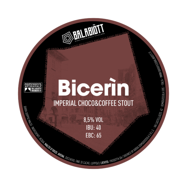 Bicerin 8.5%, Birrificio Balabiòtt, Italy