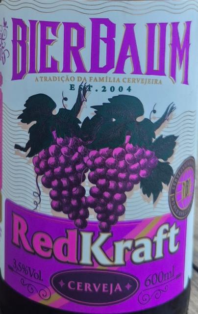 BierBaum RedKraft 3.5%, Cervejaria Bierbaum, Brazil
