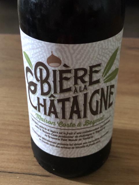 Bière à la châtaigne 5.0%, Brasserie Petit Monde, France