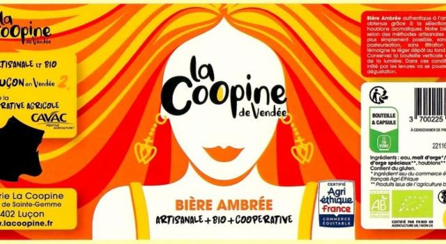 Bière Ambrée, Brasserie La Coopine
