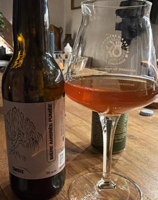 Bière ambrée fumée 5.0%, Microbrasserie Du Saule, France