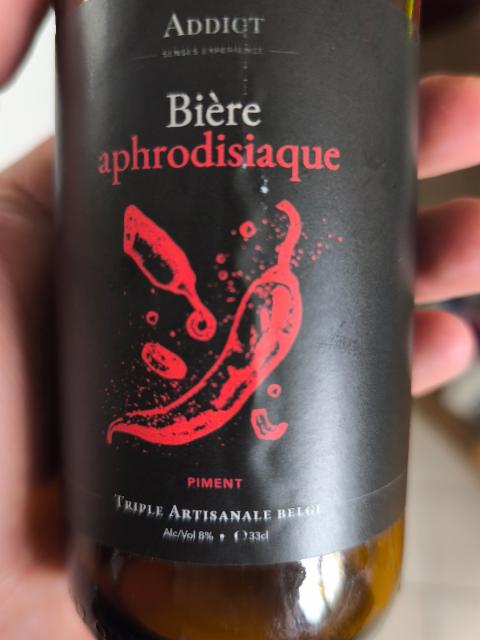 biere aphrodisiaque piment 8.0%, Addict, Belgium