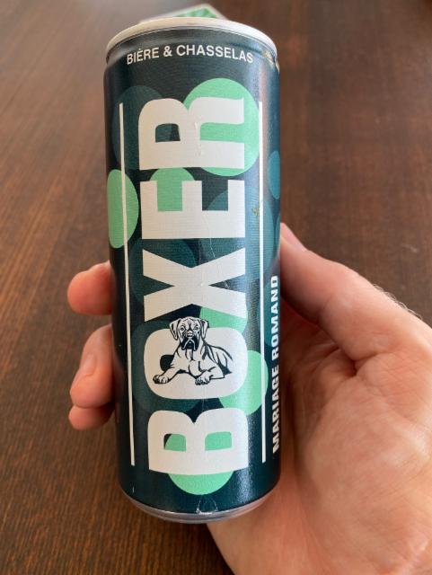 Bière au chasselas 4.9%, Brasserie Boxer, Switzerland