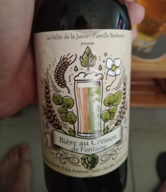 Biere au Cresson de Fontaine 5.8%, Brasserie Morel, France