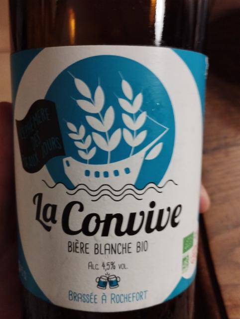 biere blanche bio 4.5%, La convive, France
