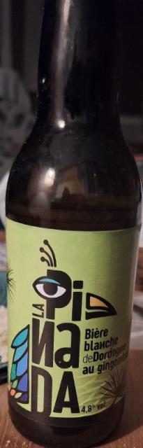 Bière blanche de Dordogne au gingembre 4.8%, La Pinada, France