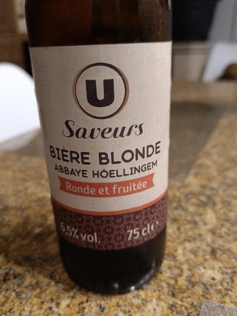 biere blonde abbaye hoellingen 6.5%, Abbaye saint Paul de wisques, France