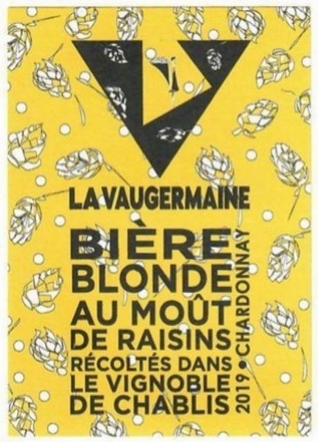 Bière Blonde Au Moût De Raisins 5.0%, La Vaugermaine, France