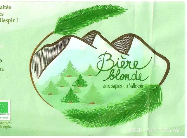 Bière Blonde Aux Sapins Du Vallespir 7.5%, Brasserie De Prats De Mollo, France
