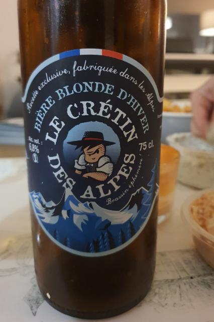 Bière blonde d hiver 6.8%, Le Crétin Des Alpes, France