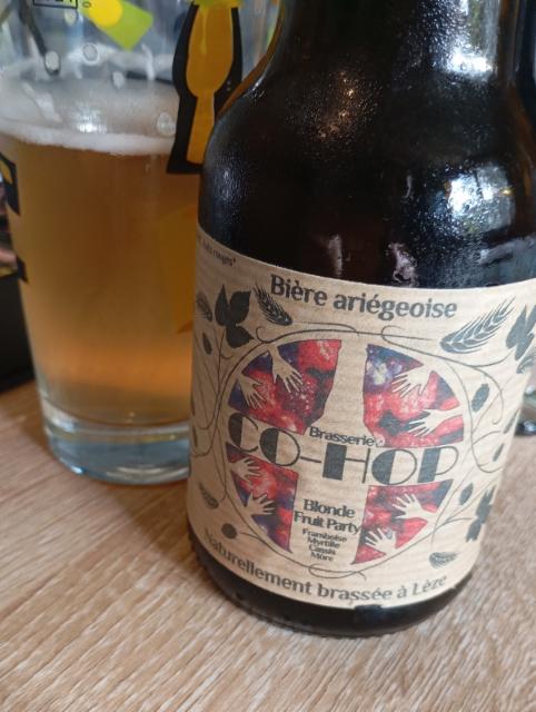 Bière blonde fruit party, Brasserie Co-Hop