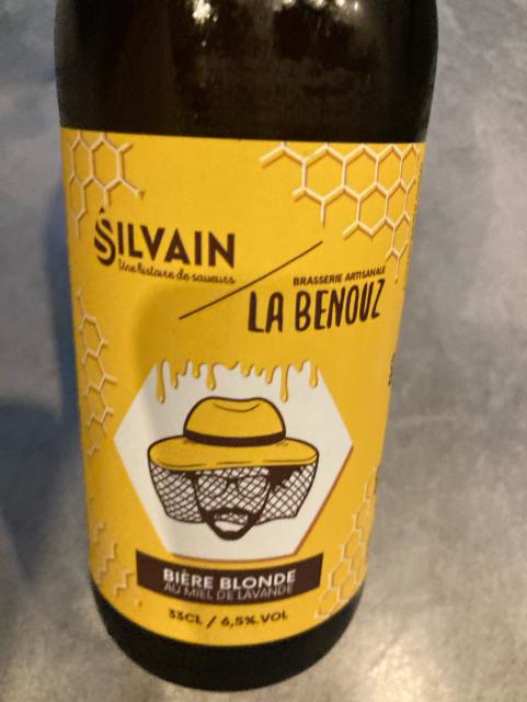 Bière blonde miel de lavande 6.5%, Brasserie La Benouz (Lemoussu), France