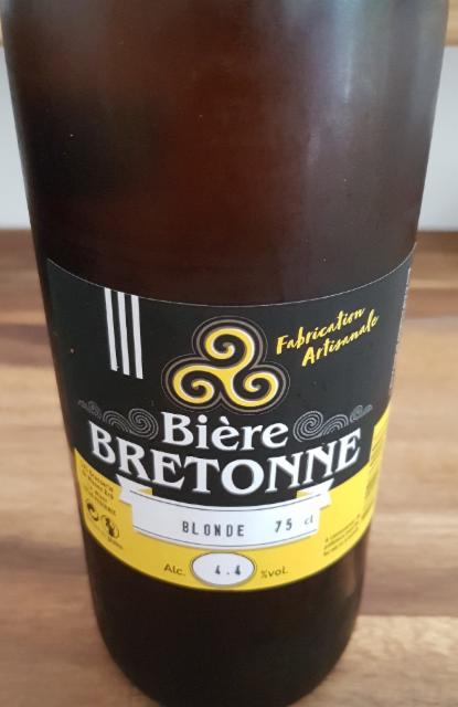 Bière Bretonne 4.4%, Brasserie Régionale De L'Ouest (Ex L'Hirondelle - Ménez Bré), France