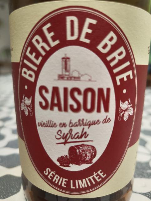 Bière de Brie Saison 6.4%, Brasserie Rabourdin, France