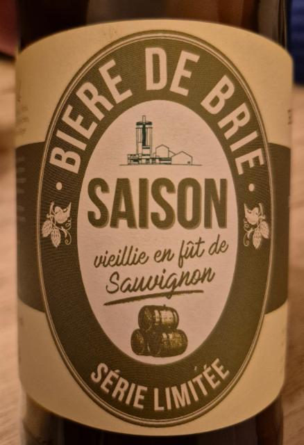biere de brie saison vieillie en fût de sauvignon, Brasserie Rabourdin