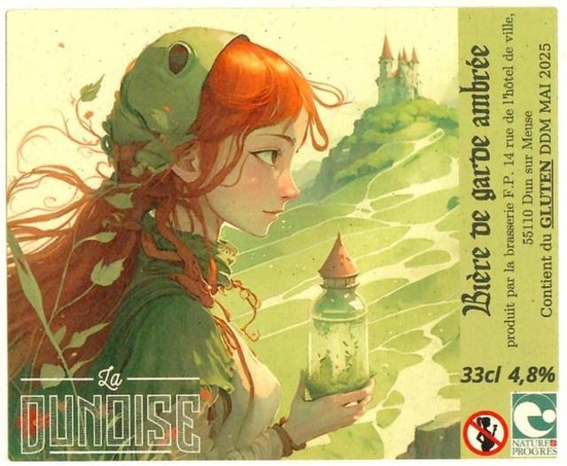 Bière De Garde Ambrée 4.8%, Brasserie FP La Dunoise, France