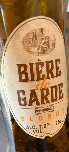 Bière de garde Perlembourg, Brasserie Champigneulles (TCB)