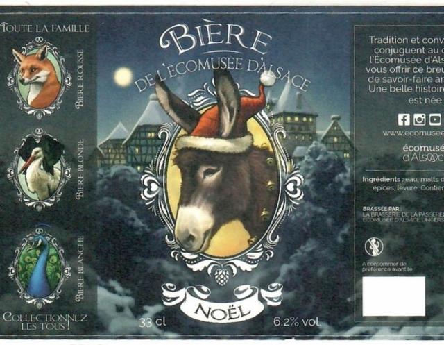 Bière De L'Écomusée D'Alsace Noël 6.2%, La Passerelle (Restaurant La Flamme), France