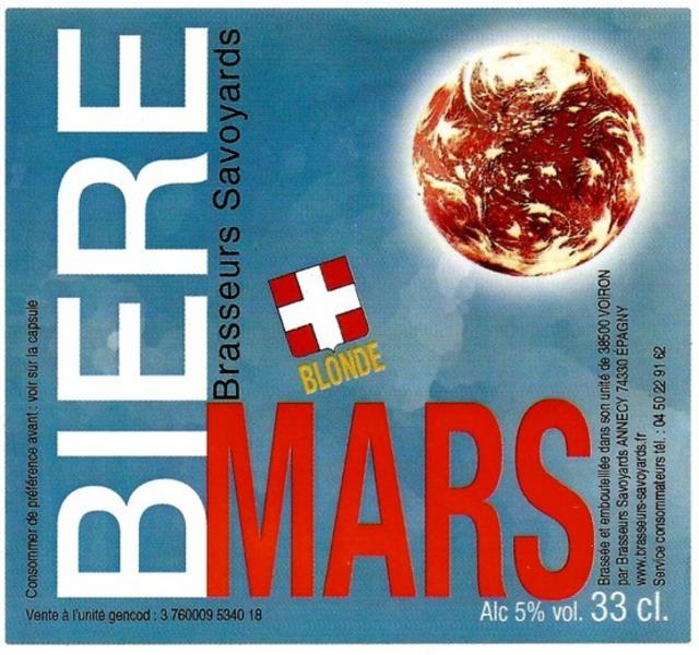 Bière De Mars Blonde 5.0%, Les Brasseurs Savoyards, France