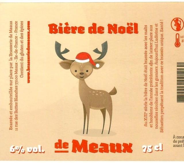 Bière De Meaux De Noël 6.0%, Brasserie De Meaux, France