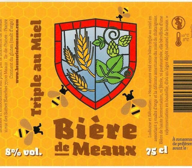 Bière De Meaux Triple Au Miel, Brasserie De Meaux